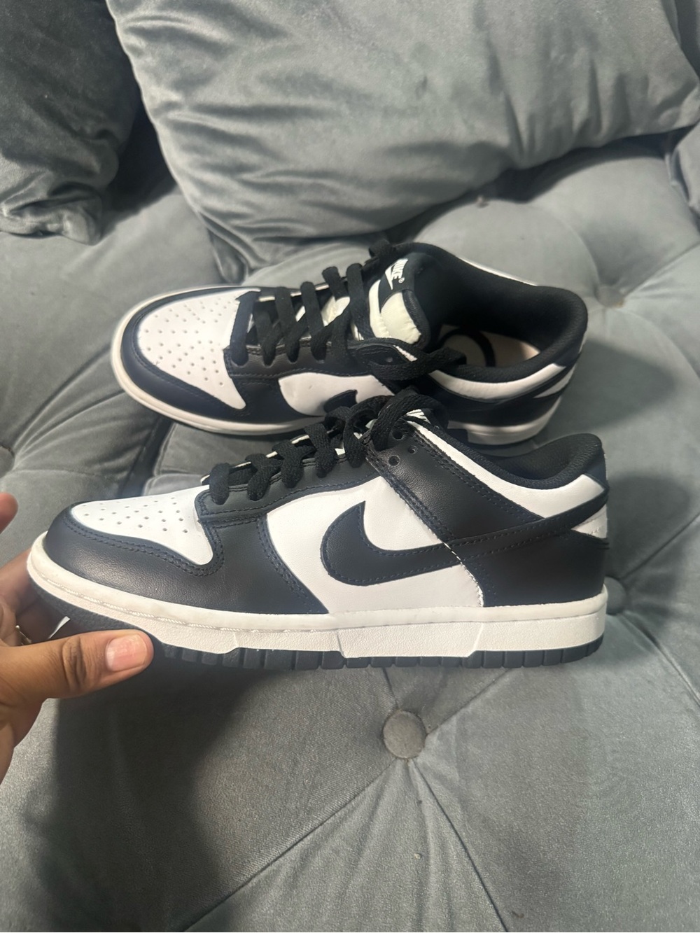 Nike Low-Top Sneakers in Black and White